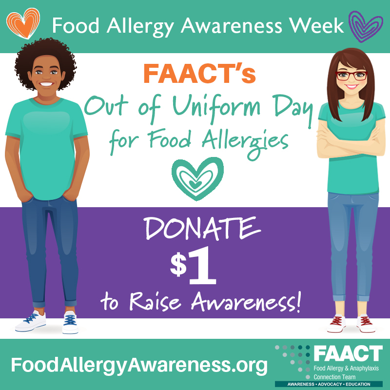 Food Allergy Awareness Week poster